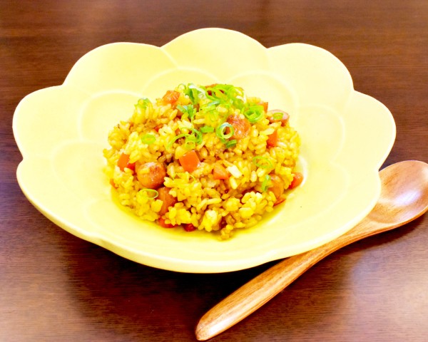 辛くない！カレー炒飯サムネイル