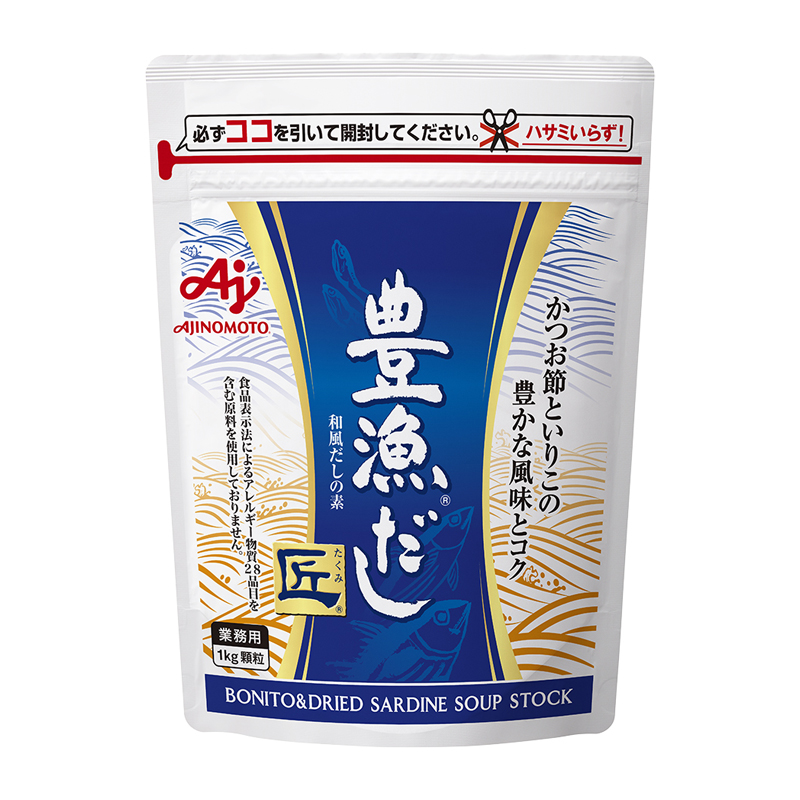 味の素 【「豊漁®だし 匠(たくみ)®」1kg袋×12】 AJINOMOTO 業務用だし