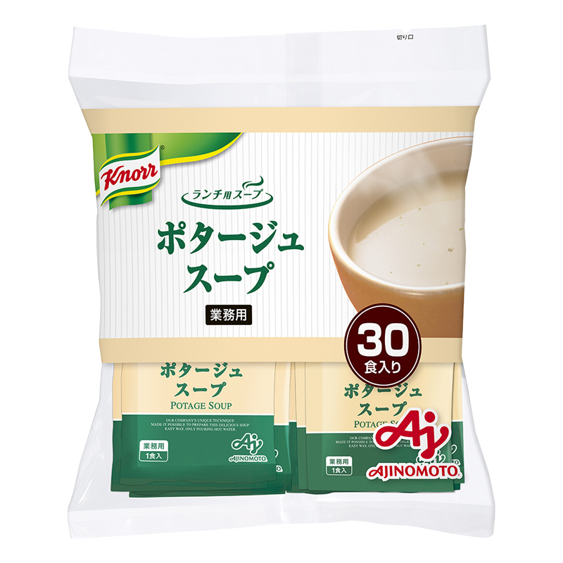 味の素【「クノール® ランチ用スープ」ポタージュスープ 15.9g袋×30×20】 | 業務用調味料 ラーメンの老舗卸問屋 足立商店